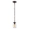 Jonathan Y Gaines 5.5" 1-Light Farmhouse Industrial Iron Mason Jar LED Pendant, Oil Rubbed Bronze/Clear JYL7800A - alternate 10