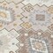 Homeroots 8' Ivory Gold And Gray Round Southwestern Washable Indoor Outdoor Area Rug 632271 - alternate 5