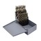 Drill America 21 Piece HSS Black & Gold KFD Split Point Mechanics Length Drill Bit Set, 1/16" - 3/8" KFD21ML-SET - alternate 1