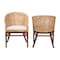 Bali & Pari Lumajang Bohemian Light Honey Rattan and Wood 2-Piece Dining Chair Set 251-2PC-13760-ZORO - alternate 9