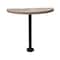 Leisure Craft Perforated Semi-Circle Pedestal Table, Portable, 40"H, Beige STAB40-PERF-BEIGE - alternate 1