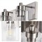 Jonathan Y Irving 40" 6-Light Seeded Glass/Iron Modern Contemporary LED Vanity Light, Nickel JYL7621A - alternate 10