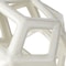 Homeroots 7" White Ceramic Decorative Orb Tabletop Sculpture 392532 - alternate 8