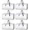 Simple Deluxe Extra Large Moving Bags with Backpack Straps, Strong Handles/Zippers, White, 6PK HKBAGXMOVING23WHTX6 - alternate 1