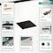 Hansgrohe RainDrain Brilliance Point Drain Set 4"x 4" Trim Tileable Rear Cover and Rough in Matte Black 56130671 - alternate 9