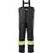 Ironwear Vertical Quilted Insulated Low Bib Overalls w/ Reflective Tape, Black, 3X-Large 6940-B-3XL - alternate 2