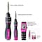 The Original Pink Box Double Drive Screwdriver Set with Magnetic LED Wristband, Pink PB2SDD - alternate 6