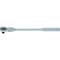Proto 3/8" Drive 72 Geared Teeth Round Head Style Hand Ratchet, 8-1/2" L, Full Polish Finish J5257F - alternate 1