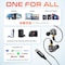 Delton Ergonomic Wired In-Ear USB-C Computer Headset with In-line Microphone, Black 31EC - alternate 7