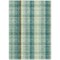 Homeroots 8' X 10' Sage Mint Green And Teal Blue Plaid Washable Indoor Outdoor Area Rug 614008 - alternate 7