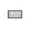 Homeroots When in Doubt Take a Bath Black Framed Print Bathroom Wall Art 415850 - alternate 5