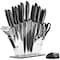 Nutrichef 17-Piece Kitchen Knife Block Set NCKNS17 - alternate 1