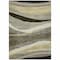 Homeroots 8' X 10' Taupe Gray And Black Abstract Washable Indoor Outdoor Area Rug 603692 - alternate 8