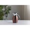 Service Ideas Nicollet Series 0.6-Liter Stainless Vacuum Insulated Carafe with Push Button Lid in Rose Gold NIC06BSPBRG - alternate 4
