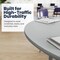 Flash Furniture Commercial Adjustable Height Horseshoe Activity Table-Standard Legs in Gray XU-A6066-HRSE-GRY-T-A-GG - alternate 8