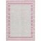 Homeroots 3' X 5' Pink And Ivory Striped Washable Indoor Outdoor Area Rug 610492 - alternate 5