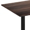 Flash Furniture 48" x 30" Tabletop, Seamless Surface Technology, Dark Brown, 22" x 30" Black Table Height X-Bases ST-REC3048-WBR-T2230-GG - alternate 8