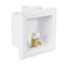 Everflow Icemaker Outlet Box W/ Valves; 1/2'' CPVC; White ABS (Single) SB100-C - alternate 1