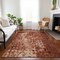 Homeroots 5' X 8' Orange Ikat Washable Indoor Outdoor Area Rug 576996 - alternate 9