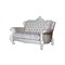 Homeroots 69in Ivory Chesterfield Loveseat and Toss Pillows 374220 - alternate 5
