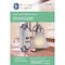 Boston Harbor Vanity Light Fixture, 60 W, 1-Lamp, A19 or CFL Lamp, Steel Fixture, Brushed Nickel Fixture RF-V-041-BN-3L - alternate 3