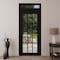 Vdomdoors Front Exterior Prehung Metal-Plastic Door Clear Glass / MANUX 8355 Matte Black / Office Commercial MANUX8355EXD-BLK-W36xH80+14-RH-I - alternate 3