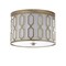 Jonathan Y Link 2-Light 12.75" Metal LED Flush Mount, Soft Gold JYL3509B - alternate 7
