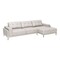 Homeroots 123" Beige Leather Sofa 573999 - alternate 1