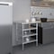 Amgood 24in D x 30in L Stainless Steel Table, Three Undershelves AMG WT-2430-3SH-Z - alternate 6