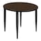 Regency Round Kahlo Breakroom Table, 36 in W, 36 in L, Neo Walnut TPL36RNDNWBK - alternate 1