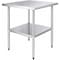 Amgood 30 in. x 30 in. All Stainless Steel Work Table, 35in. Height Commercial Prep Table with AMG WTSS-3030-Z - alternate 1