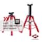American Forge & Foundry Jack Stand, Pin Adjustment, 10 Ton Load Capacity, 22 in Min Ht, Steel, 1 PR 3309B - alternate 4