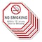 Signmission No Smoking Within 75' Of Any Door o, 10 inch X 10 inch, Aluminum Metal Signs, 5PK OC-A-5Pack-10-89 - alternate 1