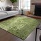 Homeroots 5' X 8' Olive Green Ikat Washable Indoor Outdoor Area Rug 576990 - alternate 8