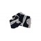 Homeroots 12" X 12.5" X 9.5" White Blue Foldable Fabric Basket Set Of 3, 3PK 364160 - alternate 1