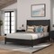 Homeroots Black Solid Wood Queen Bed Frame 524815 - alternate 6