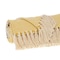 Homeroots 50" X 60" Yellow and Ivory Woven Cotton Striped Throw Blanket with Tassels 478663 - alternate 6