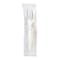 Boardwalk Mediumweight Wrapped Polypropylene Cutlery, Fork, 5.51", Plastic, White, 1000PK BWKFORKMWPPIW - alternate 1