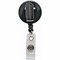 Baumgartens Reel, Id Card, W/Clip, Bk, Black, Plastic, Badge Holder 68844 - alternate 6