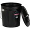 Behrens 7.5 Gal. Black Galvanized Steel Ash Pail B907PK - alternate 1