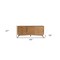 Homeroots 64in Brown TV Stand with Drawers and Sliding Door 404262 - alternate 7