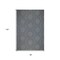 Homeroots 6' X 9' Gray and Blue Geometric Stain Resistant Indoor Outdoor Area Rug 531610 - alternate 9