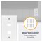 Newhouse Hardware 2-Port Wall Plate White, 5PK QP2-WH-05 - alternate 9