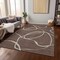 Homeroots 8' X 10' Brown And Beige Abstract Washable Indoor Outdoor Area Rug 597466 - alternate 8