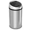 Hls Commercial 8 gal Round Indoor Metal Can, Silver, Touchless Sensor Lid, Stainless Steel, 12 in HLS08RCB - alternate 1