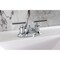 Kingston Brass Double-Handle 4" Centerset Bathroom Faucet with Pop-Up Drain, Polished Chrome FB8621CML - alternate 4