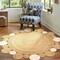 Jonathan Y Ayana Two-Tone Jute Hippy Circle Natural/Cream 4 ft Round Area Rug RNF107A-4R - alternate 6