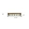 Homeroots 32in Natural Wood Five Hook Wall Mount Coat Rack 488149 - alternate 7