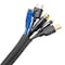 Wrap-It Cable Sleeves, 10' x 0.75in, Mesh, 2PK A402-SM-10x75BL - alternate 7