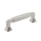 Amerock Stature 3-3/4 in 96 mm Center-to-Center Satin Nickel Cabinet Pull BP36887G10 - alternate 1